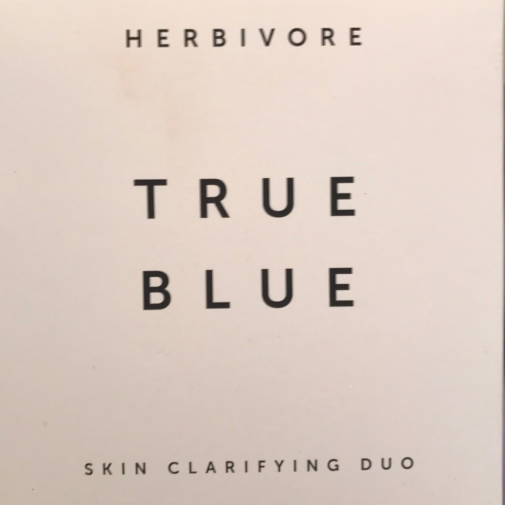 BNIB Herbivore True Blue clarifying duo